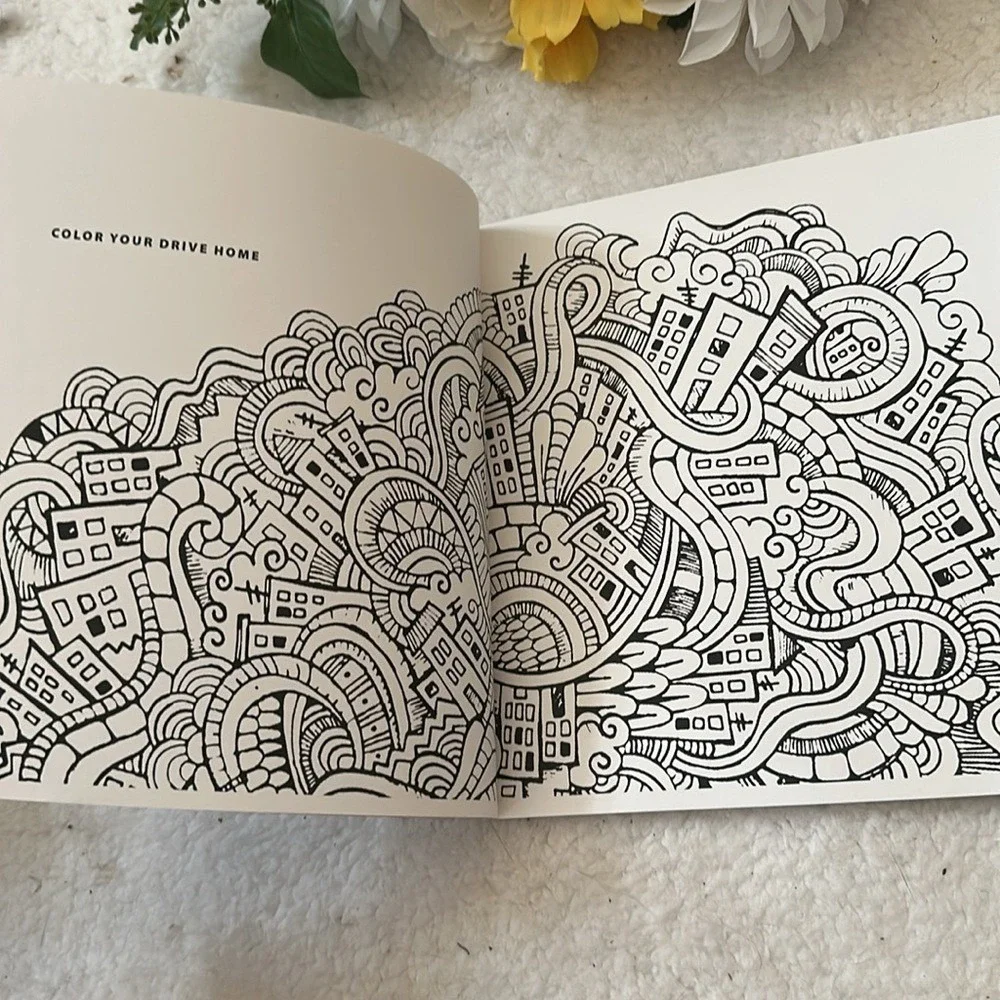 Therapy In A Box Adult Coloring Book KPT Publishing Retro Comic Art 2016 Edition
